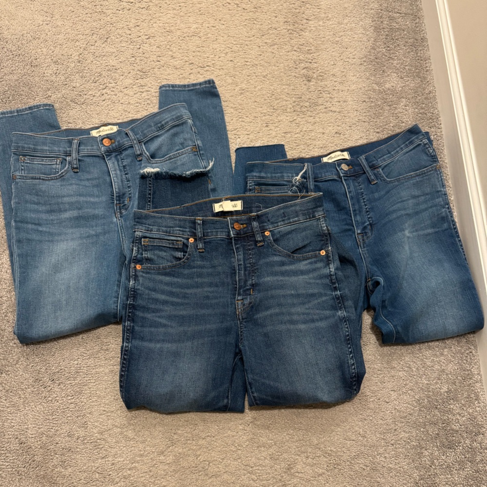 Madewell Women's Jeans Lot of 3